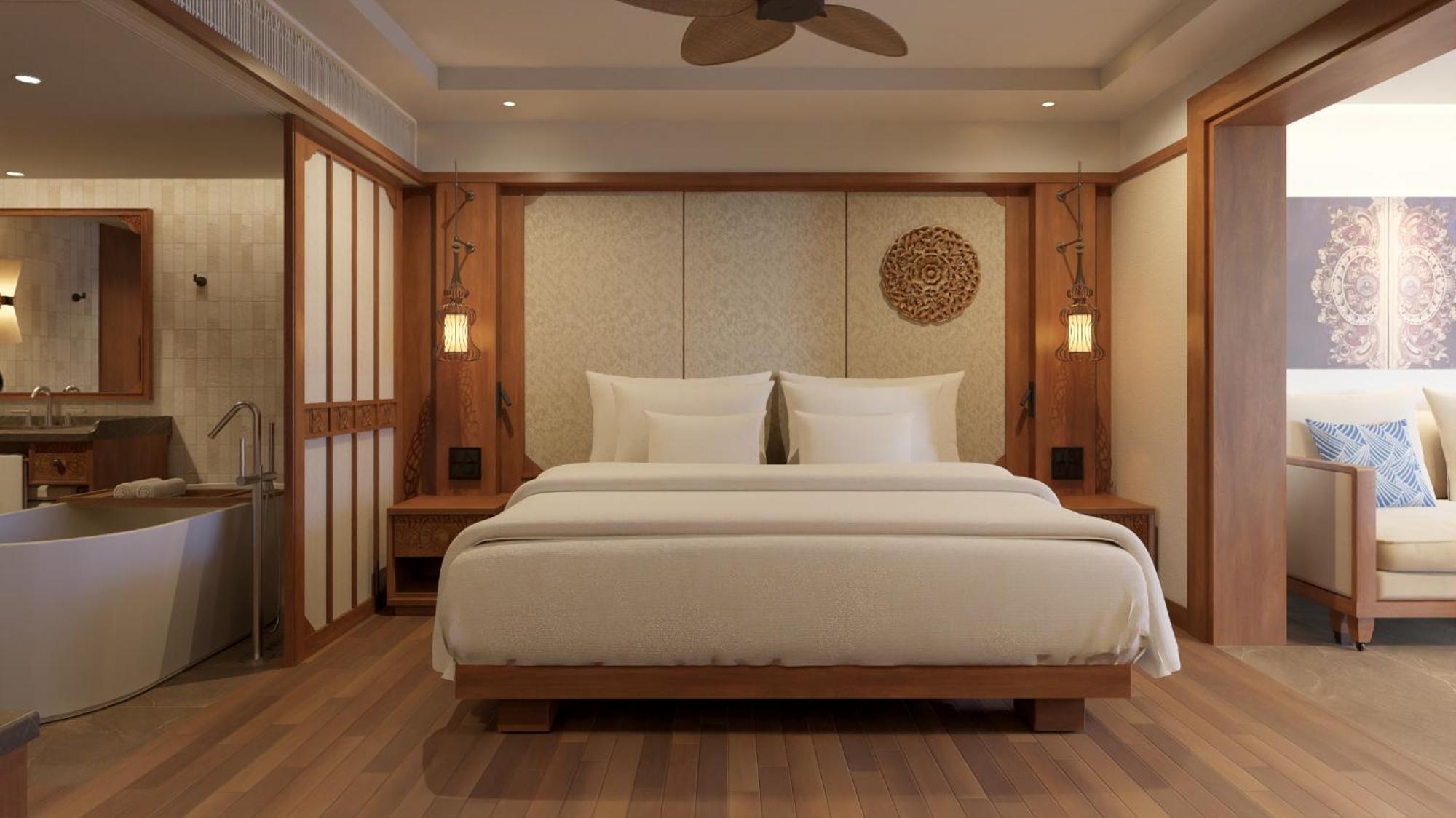Paradisus By Melia Bali Nusa Dua  Exterior foto A bedroom in a hotel